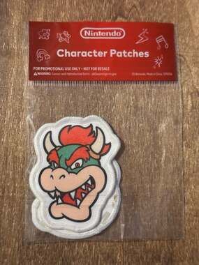 Nintendo Promotional Character Patches Bowser and Donkey Kong Set